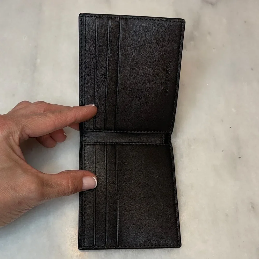 Michael Kors Signature MK Logo Saffiano Leather Wallet - NWOT